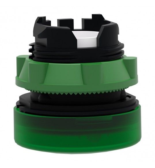 ZB5AV03 Cabe�a sinalizadora - � 22 lente simples verde Ba9s
