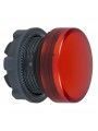 ZB5AV04 Cabea sinalizadora -  22 lente simples verm. Ba9s