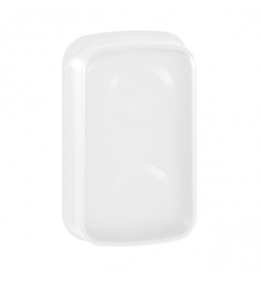 ZBA708 Proteo de borracha - transparente - boto duplo