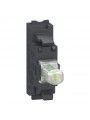 ZBVM15 Light block LED, 240V AC,compact push in term. White