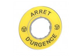 ZBY9120    ETIQ 3D PARAGEM DE EMERGENCIA 60MM