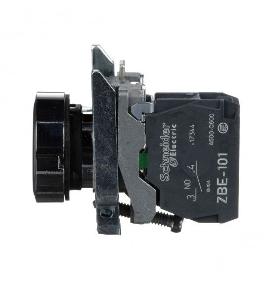 XB4BA21 PB Flush Blk 1NO
