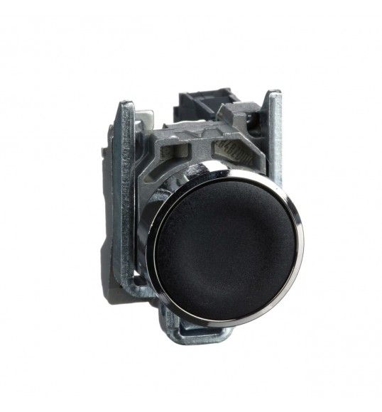 XB4BA21 PB Flush Blk 1NO