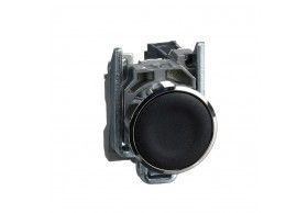 XB4BA21 PB Flush Blk 1NO