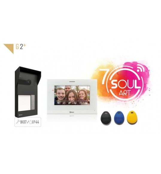 S5110/ART7W Kit videoporteiro WiFi SOUL