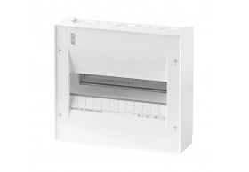 S112 DISTRIBUTION BOARD, SURFACE-MOUNTED, 1 ROW, 12 MOD. WH