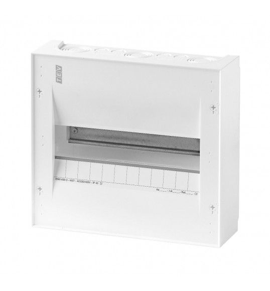 S112 Quadro Distribuio Saliente 1 Fila 12 Mdulos Branco