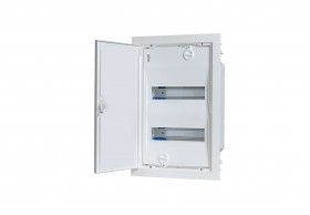E224 DISTRIBUTION BOARD, FLUSH-MOUNTED, 2 ROWS 28 MOD.