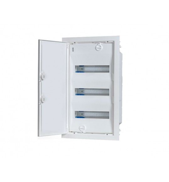 E336 Quadro Distribuio Embutir,Porta Opaca, 3 Fila 42 Md