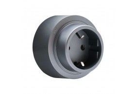 41857 R-Electric EU Magnetic Socket Grey