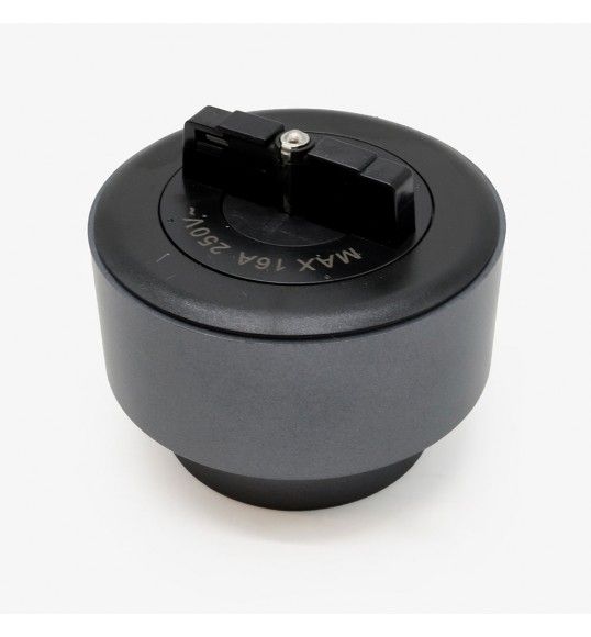 41888 R-Electric Magnetic EU Socket with LED Grey