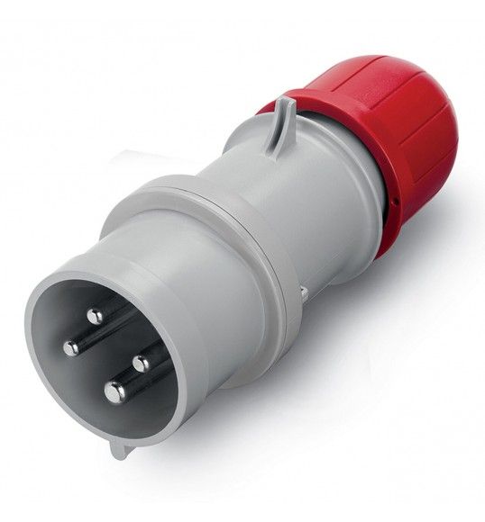 213.3236 FICHA MACHO OPTIMA 3P+T 32A 380-415V 50/60HZ  6H IP