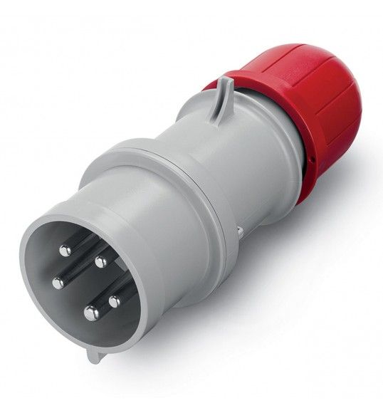 213.1637 FICHA MACHO OPTIMA 3P+N+T 16A 346-415V 50/60HZ 6H I