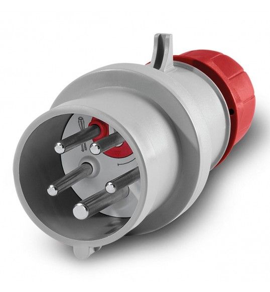 213.1637RV FICHA MACHO OPTIMA INVERSORA DE FASE 3P+N+T 16A
