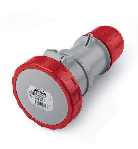 318.3247 Scame Prolongador 32A 3P+N+T 6H Ip66/Ip67/Ip69
