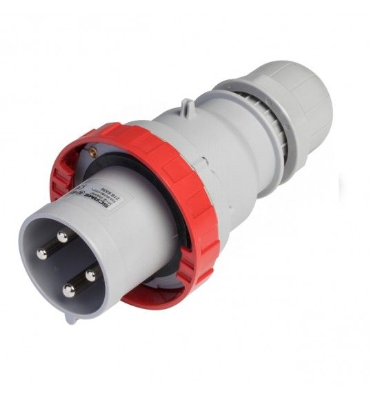 218.6336 FICHA MACHO OPTIMA 3P+T 63A 380-415V 50/60HZ 6H IP6