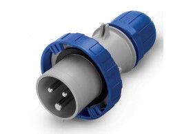 218.1633 FICHA MACHO OPTIMA 2P+T 16A 200-250V 50/60HZ 6H