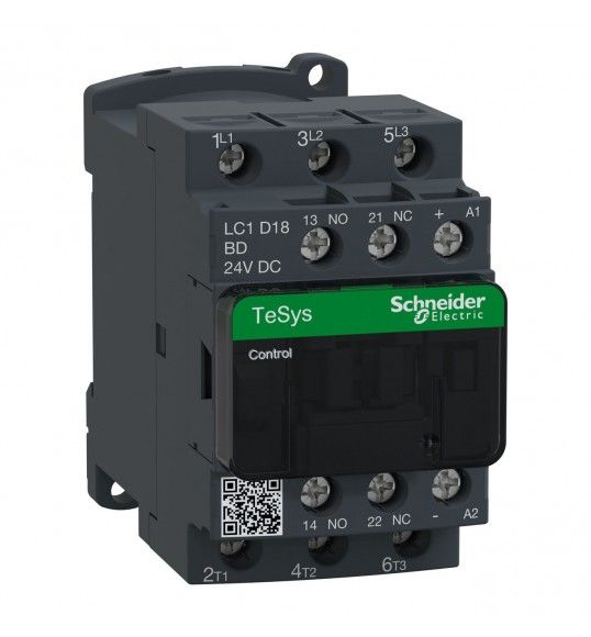 LC1D18BD Schneider CONT 18A 24VDC