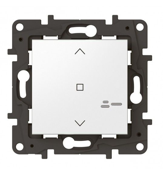 863643 Interruttore tapparelle wireless Niloe Step with Netatmo bianco