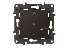 863843 Wireless Shutter Switch Nilo Step with Netatmo Black