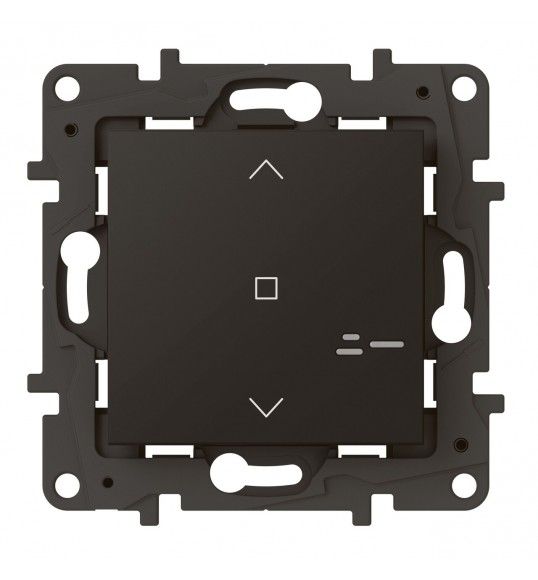 863843 Interruttore tapparelle wireless Niloe Step with Netatmo nero