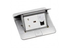 054010 Pop-up box to be equipped - 3 modules - matt aluminiu