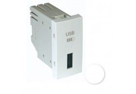 45383SBM CARGADOR USB TIPO A - 1 MD BLANCO MATE