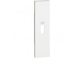 KW10C Centro carregador USB 1 mod. Living Now Bticino Branco