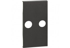 KG25M2 Centro TV+SAT p/K4214M2D Living Now Bticino Preto