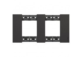KA4802M2KG Quadro 2+2 mdulos Living Now Bticino Preto
