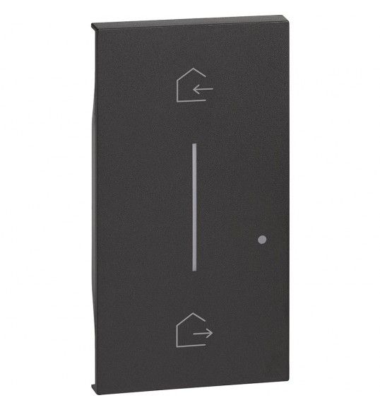 KG40M2 Tecla Entrar/Sair p/K4570CW Living Now Bticino Preto KG40M2 Tecla Entrar/Sair p/K4570CW Living Now Bticino Preto