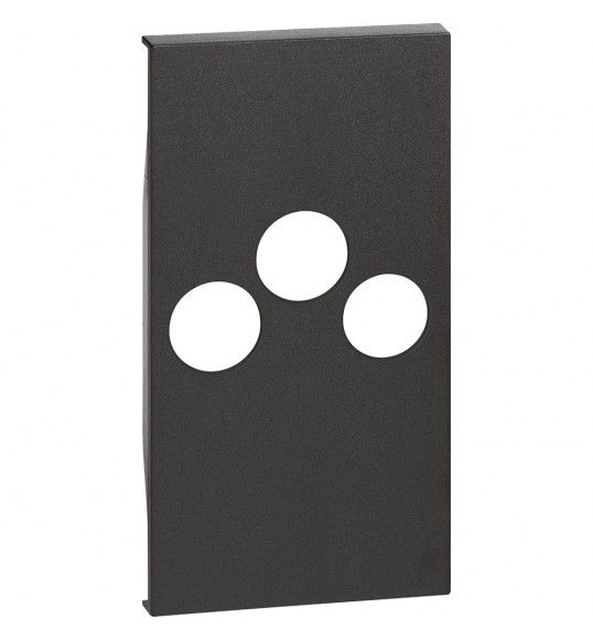 KG26M2 Centro TV+R+SAT p/K4210M2D Living Now Bticino Preto