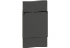 KG04P Centro com tampa para tomada Living Now Bticino Preto