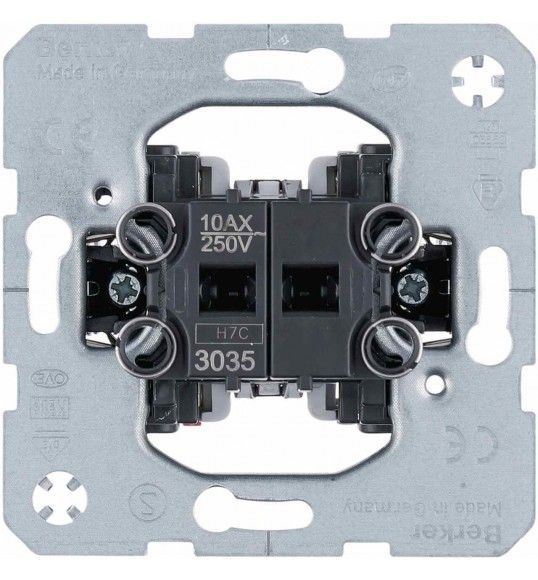 3035 Berker Interrupteur double 2 touches 10AX 250 V