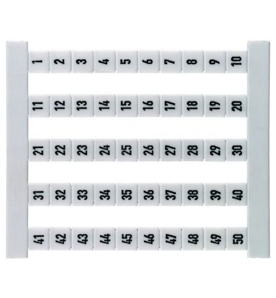 0473560051 Weidmuller Terminal marker Dekafix 5 FS 51-100