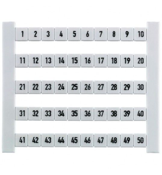 0468660001 Weidmuller terminal marker DEKAFIX 6 FW 1-50