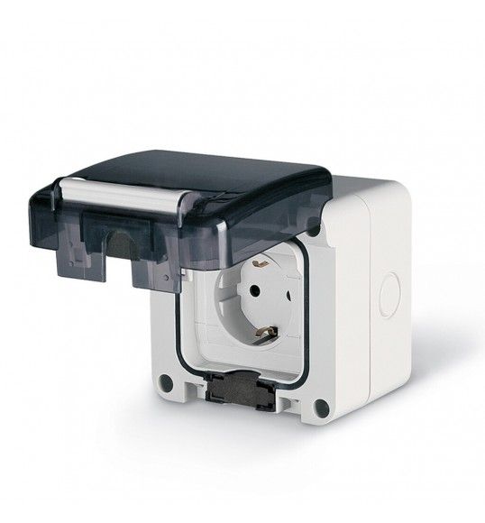 137.6407 Schuko Surface socket PROTECTA STANDARD (DEU) 2P+E