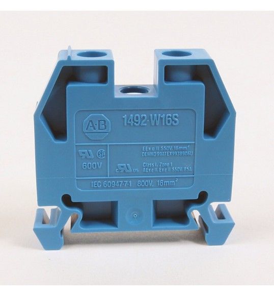 1492-W16S-B Terminal Block, 85A, 600V AC DC