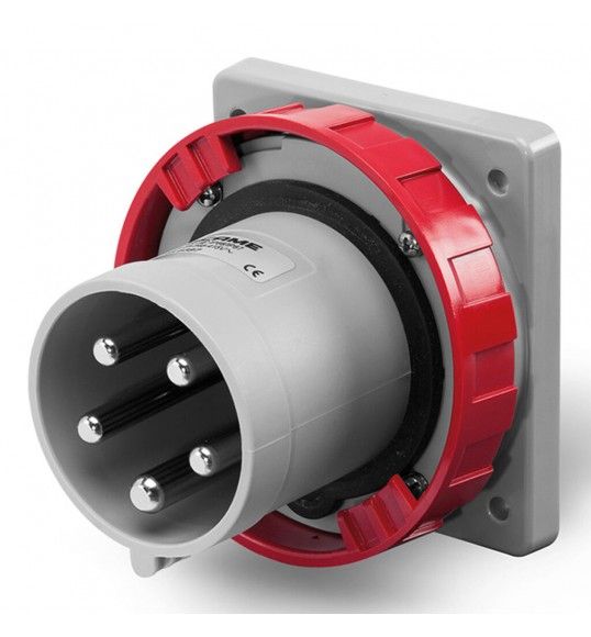 248.6397 FICHA MACHO ENCASTRAR OPTIMA 3P+N+T 63A 346-415V 50