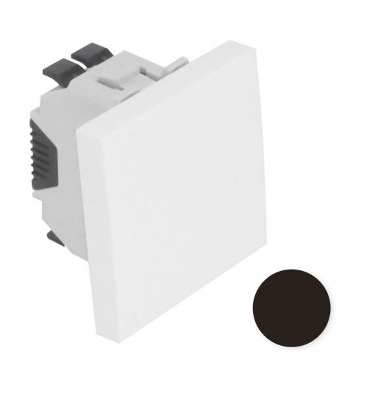 45011 SPM INTERRUPTOR UNIPOLAR 2 M�DULOS PRETO MATE