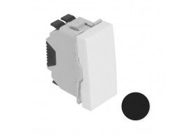 45070 SPM COMUTADOR DE ESCADA 1 M�DULO PRETO MATE