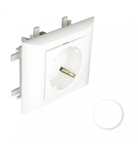 45138CBR Efapel TOM SCHUKO C/OBTUR L60/75 - 2 M�D BRANCA