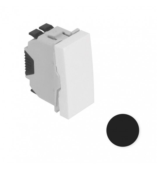 45161 SPM BOT�O BASCULANTE 1 M�DULO PRETO MATE