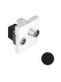 45555SPM Efapel R-TV-SAT socket terminal, 2 mod. matte black 45555SPM Efapel R-TV-SAT socket terminal, 2 mod. matte black