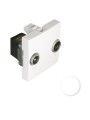 45554 SBM TOMADA R-TV TERMINAL - 2 M�DULOS BRANCA MATE