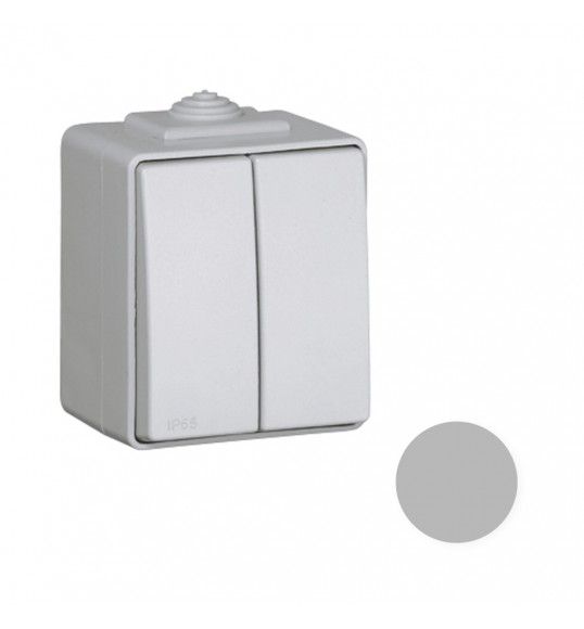 48061CCZ Efapel COMUTADOR DE LUSTRE CINZENTO