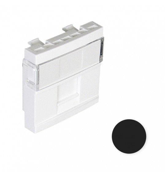 45976 SPM M�DULO 1 SA�DA P/CONETOR RJ45 - 2 M�D PT MATE
