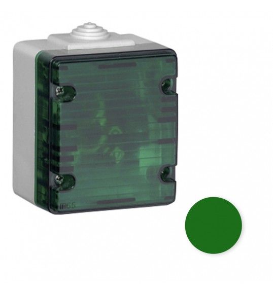 48362CZV Efapel SINALIZADOR BAIXO CINZENTO/VERDE
