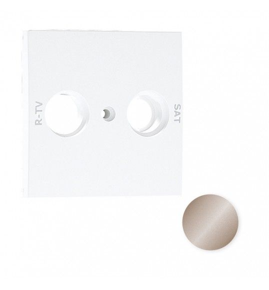 50686TPL TAPA P/TOMA MULTIMARCAS R TV-SAT 2 SALID PLAT
