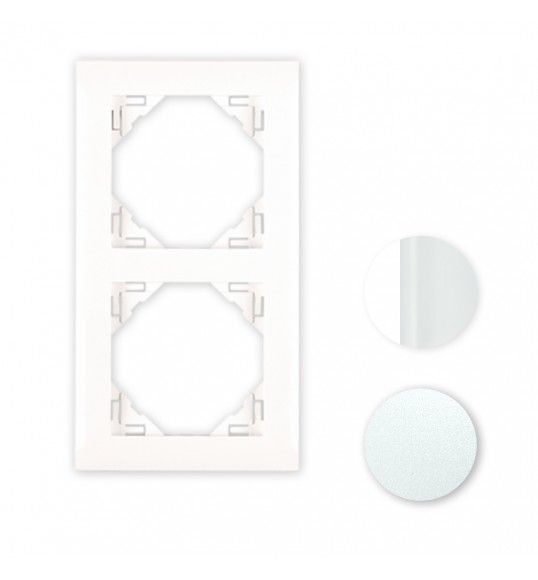 90920TCG Efapel ESPELHO DUPLO CRISTAL/GELO